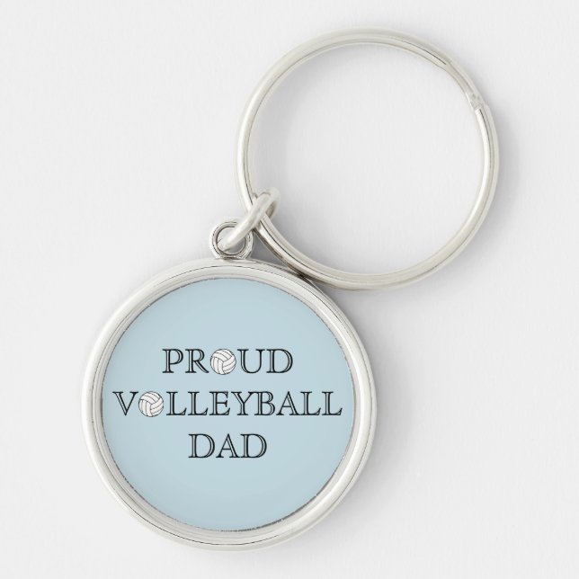 Chaveiro orgulhoso do pai do voleibol (Frente)