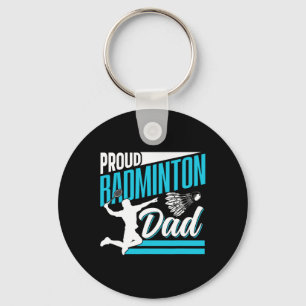 Chaveiro Orgulhoso Jogador do Lover do Pai Badminton Corres