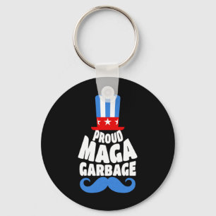 Chaveiro Orgulhoso Mega Lixo Apoiador Trump EUA
