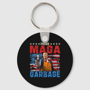 Chaveiro Orgulhoso Mega Lixo Apoiador Trump Vance