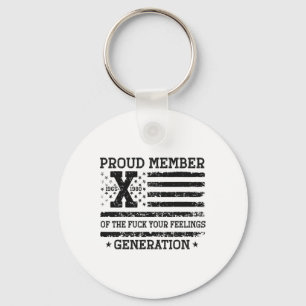 Chaveiro Orgulhoso Membro Do Seu Sentimento Gen X Usa 4th O