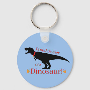 Chaveiro Orgulhoso proprietário de um dinossauro