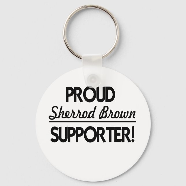 Chaveiro Orgulhoso Sherrod Brown Supporter! (Frente)