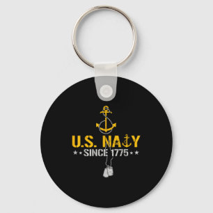Chaveiro Orgulhoso veterano naval desde 1775 âncora marinhe