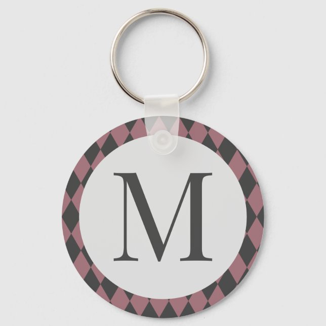 Chaveiro Orhombus elegante colorido (Frente)