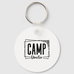 Chaveiro Orientador de Diretor de Acampamento Design Engraç