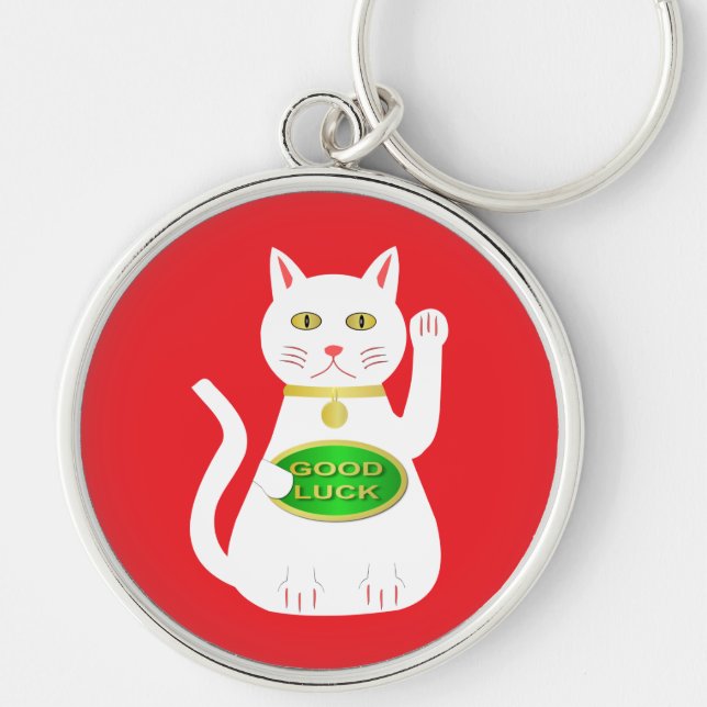 Chaveiro Oriental Lucky Cat (Frente)