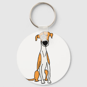 Chaveiro Original bonito dos desenhos animados do cão do