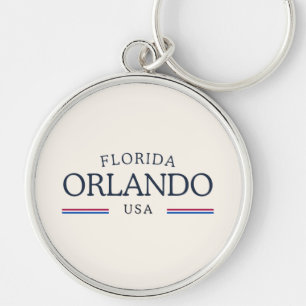 Chaveiro Orlando Florida Heritage - Creme Clássico