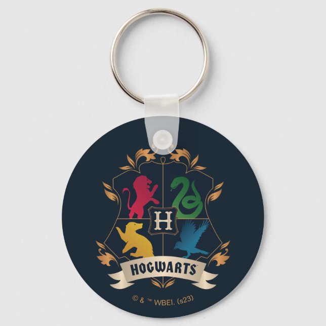 Chaveiro Ornamentado HOGWARTS™ House Crest (Frente)