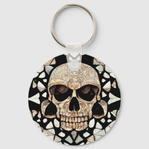 Chaveiro Ornamento Decorativo Tribal   Arte craniana maia