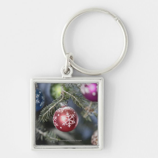 Chaveiro Ornamento em uma árvore de Natal (Frente)