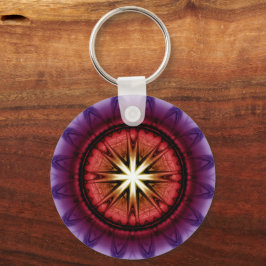 Chaveiro Ornamento fractal simbólico místico