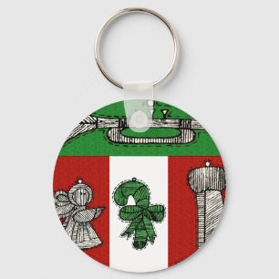 Chaveiro Ornamentos de Vintage