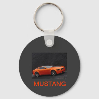 CHAVEIRO ORNANGE MUSTANG