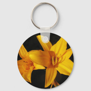 Chaveiro Orquídea amarela