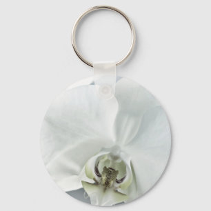 Chaveiro Orquídea Phalaenopsis Branca