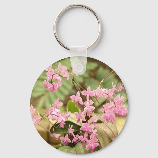 Chaveiro Orquídea rosa (Frente)