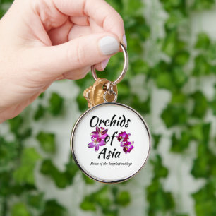 Chaveiro Orquídeas da Ásia