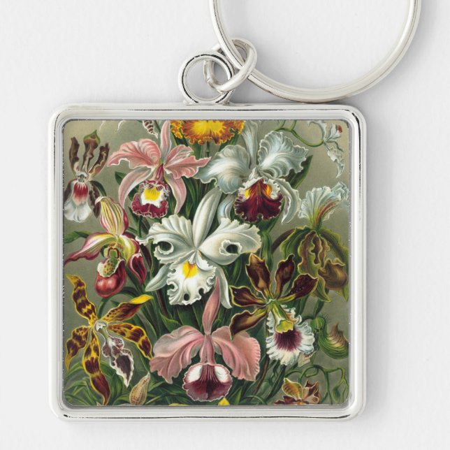 Chaveiro Orquídeas-Vintage (Frente)