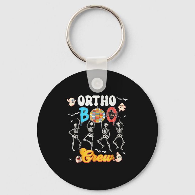 Chaveiro Orthopedic Halloween Boo Crew Skeleton Danci (Frente)