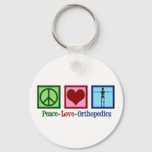 Chaveiro Ortopedista Peace Love Orthopedics Office