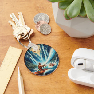 Chaveiro Os bombeiros carregados no barco