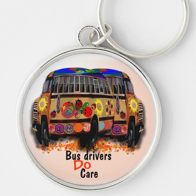 Chaveiro Os condutores de autocarro importam-se (Frente)