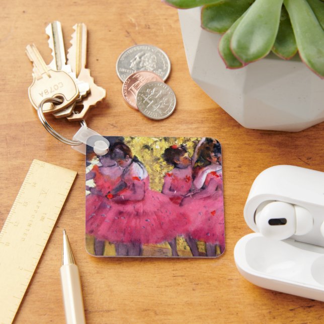 Chaveiro Os Dançarinos Rosa, Antes do Balé de Edgar Degas (Mesa)