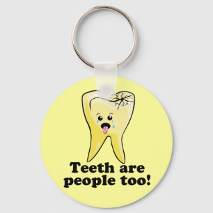 Chaveiro Os dentes são pessoas demasiado!