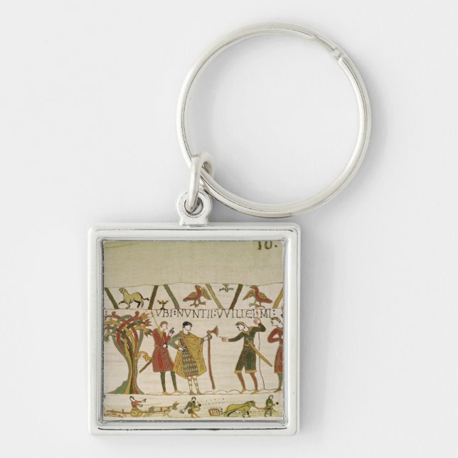 Chaveiro Os enviado do duque William são enviados à cara da (Frente)