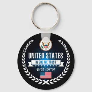 Chaveiro Os Estados Unidos