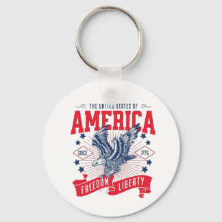 Chaveiro Os Estados Unidos da América - Liberdade & Liberda