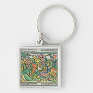 Chaveiro Os êxodos 17 8-15 Aaron e Hur apoiam as mãos de