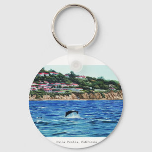 Chaveiro Os golfinhos aproximam Palos Verdes