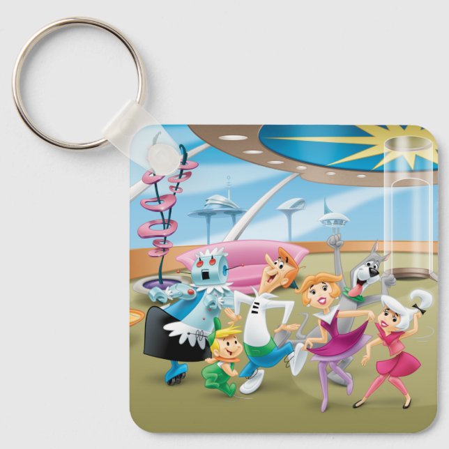 Chaveiro Os Jetsons | Festa de dança familiar (Frente)