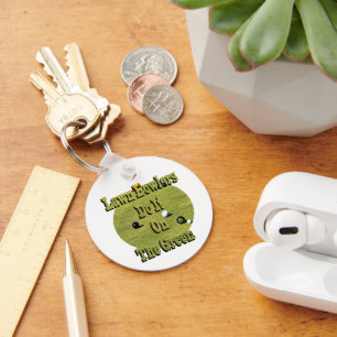 Chaveiro Os Jogadores De Lawn Fazem Isso No Anel Chave Verd