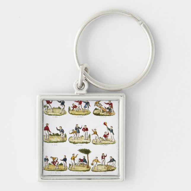 Chaveiro Os jogos das crianças, 1810 (Frente)