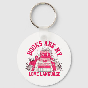 Chaveiro Os Livros São O Meu Amor Linguagem Bookine Dia dos