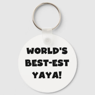 Chaveiro Os melhores presentes de Yaya no mundo do texto ne