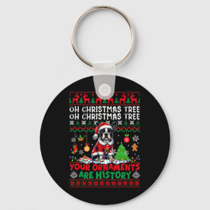Chaveiro Os Ornamentos De Árvores Do Xmas São Papais noeis