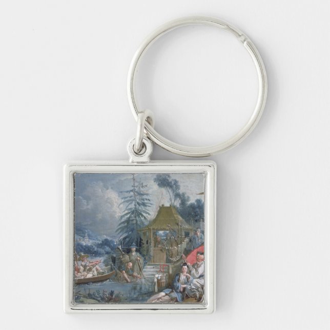 Chaveiro Os pescadores chineses, c.1742 (Frente)