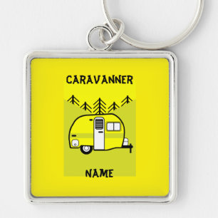 Chaveiro Os presentes de Caravan Art amam minha caravana