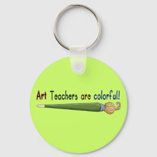 Chaveiro Os professores de arte são camiseta e presentes