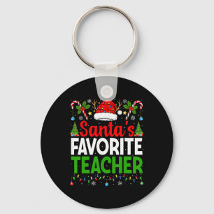Chaveiro Os professores favoritos do Papai Noel Natal engra