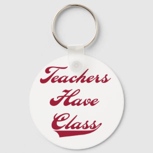 Chaveiro Os professores têm o vermelho da classe