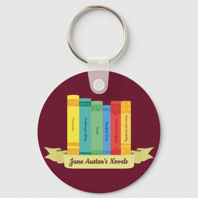 Chaveiro Os romances de Jane Austen III (Frente)