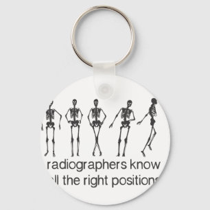 Chaveiro Os técnico de radiologia sabem todas as posiçõe