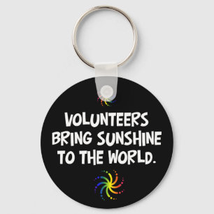 Chaveiro Os voluntários trazem a luz do sol ao mundo