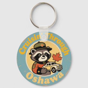 Chaveiro Oshawa Vintage Ontário Cidade Motora Diversão